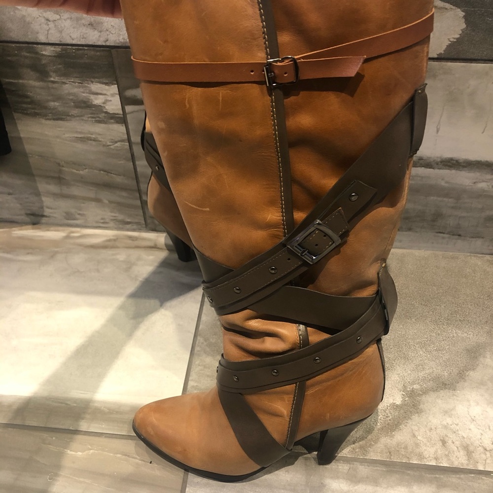 Collin Stuart knee high boots